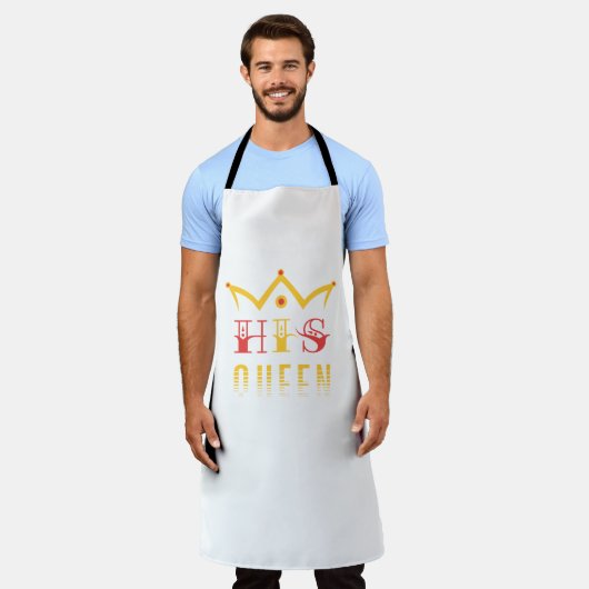 Seine Königin Schürze (Getragen)