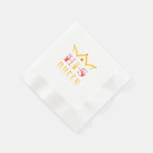 Seine Königin Serviette (Ecke)