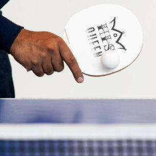 Seine Königin Tischtennis Schläger