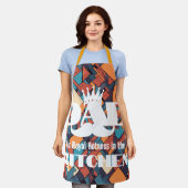 Seine königliche Hotness: Der geometrische Vater Schürze (Getragen)