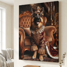 Seine Königliche Majestät Deutsche-Schäferhund-Por