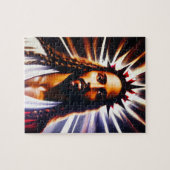 Seine Krone, sein Rätsel Abstrakter Kunst Puzzle (Horizontal)