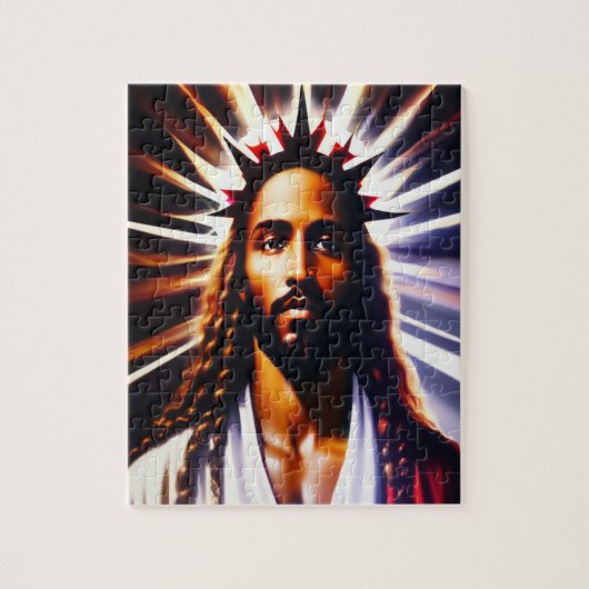 Seine Krone, sein Rätsel Abstrakter Kunst Puzzle (Vertikal)