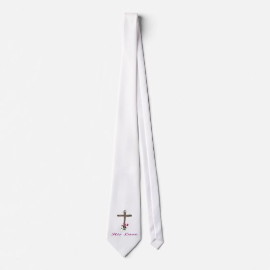 Seine Liebe christlich über Neck Tie Krawatte (Vorderseite)