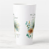 Seine Liebe dauert für immer Psalm 136 Scripture V Milchtasse (Vorderseite)