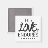 Seine Liebe Evangelische Grafik Jesus Art Gottes E Magnet (Vorderseite/Rückseite)