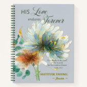 Seine Liebe hält für immer die Graue Schrift an Notizblock (Vorderseite)