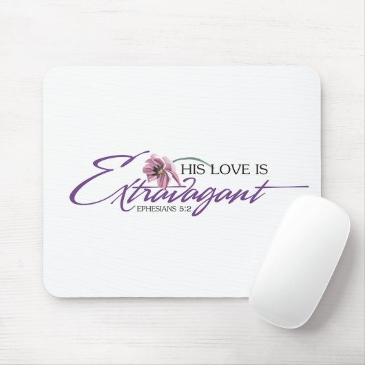 Seine Liebe ist extravagantes Mousepad (Mit Mouse)