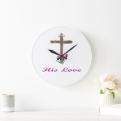 Seine Liebe Jesus Große Wanduhr (Zuhause)