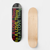 SEINE LIEBE JMT 7 3/4" Skateboard Deck (Vorderseite)
