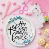 Seine Liebe Versage nie Pappteller (Party)