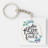 Seine Liebe Versage nie Schlüsselanhänger (Vorderseite)