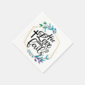 Seine Liebe Versage nie Serviette (Ecke)