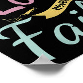 Seine Liebe Versage nie Shirt Poster (Ecke)