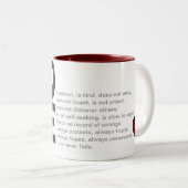 Seine Liebe versagt nie Tasse (VorderseiteRechts)