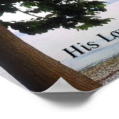 Seine Liebe währt ewig Psalm 136 Poster (Ecke)