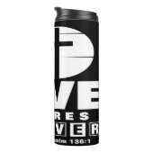 Seine Liebe währt ewig Thermosbecher (Nach rechts gedreht)