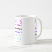 Seine liebende Freundlichkeit bleibt für immer, Je Kaffeetasse (VorderseiteRechts)