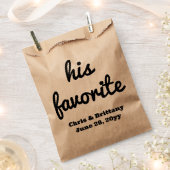 Seine Lieblingssendung als Begrüßungsgast Süßigkei Geschenktütchen (Ausgeschnitten)