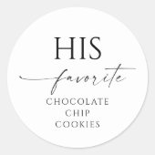Seine liebste Gastgeschenk Hochzeit bearbeitbare R Runder Aufkleber (Vorderseite)