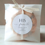 Seine liebste Gastgeschenk Hochzeit bearbeitbare R Runder Aufkleber<br><div class="desc">Fügen Sie diese anpassbaren Labels zu Ihren Gunsten Gastgeschenk Hochzeit Leckereien! Erstellen Sie seine und ihre runden Kreiskleber. Lass all deinen Hochzeitsgästen deine Lieblings-Leckereien kennen.</div>
