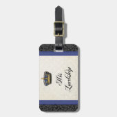 Seine Lordschaft Gepäckanhänger (Vorderseite vertikal)