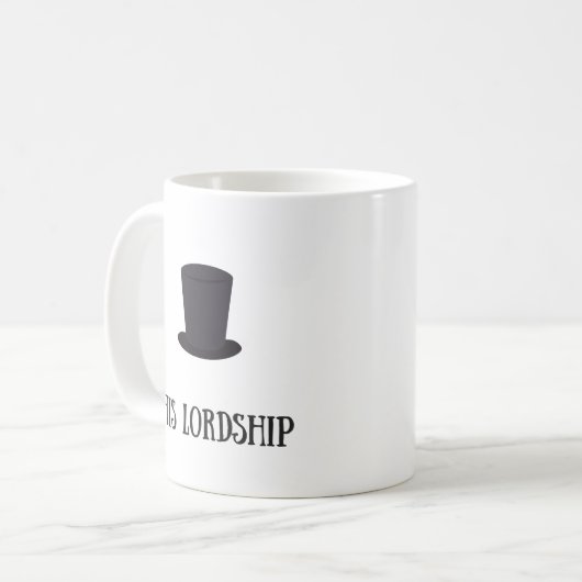 Seine Lordschafts-Tasse Kaffeetasse (Vorderseite Links)