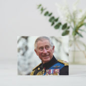 Seine Majestät Charles III Postcard Postkarte (Stehend Vorderseite)