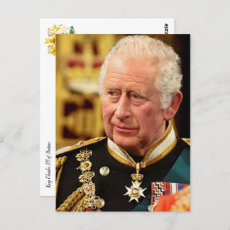 Seine Majestät Charles III Postcard Postkarte