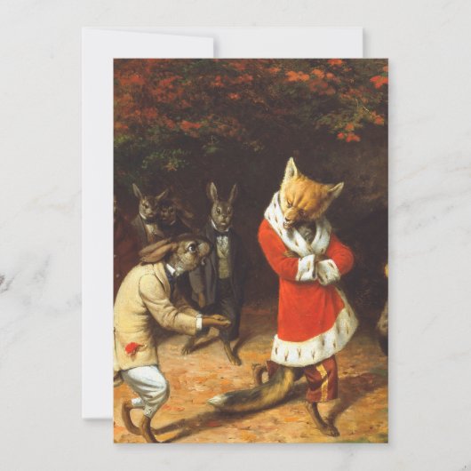 Seine Majestät erhält von William Holbrook Beard Einladung (Vorderseite)