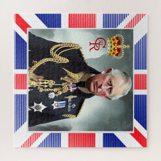 Seine Majestät König Charles III Puzzle (Horizontal)
