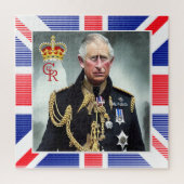 Seine Majestät König Charles III Puzzle (Vertikal)