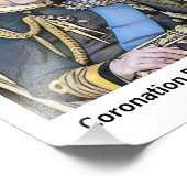 Seine Majestät König Karl III. Fotodruck (Ecke)