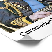 Seine Majestät König Karl III. Poster (Ecke)