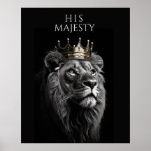 Seine Majestät - Regal Lion Crown Poster