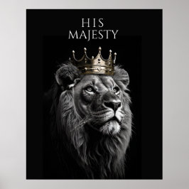 Seine Majestät - Regal Lion Crown Poster