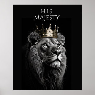Seine Majestät - Regal Lion Crown Poster