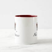 Seine Majestät, seine Hoheit Zweifarbige Tasse (Mittel)