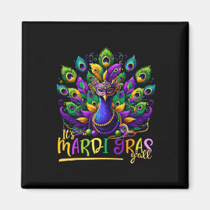 Seine Mardi Gras Y'all Pea Kostüme Kinder Mardi Magnet