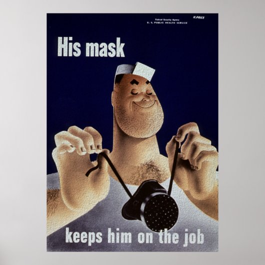 Seine Maske Poster (Vorne)