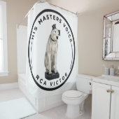 Seine Master-Stimme RCA Victor Duschvorhang (Beispiel)