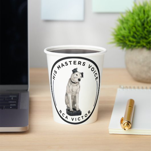 Seine Master-Stimme RCA Victor Pappbecher (InSitu)