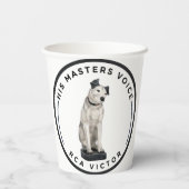 Seine Master-Stimme RCA Victor Pappbecher (Rückseite)