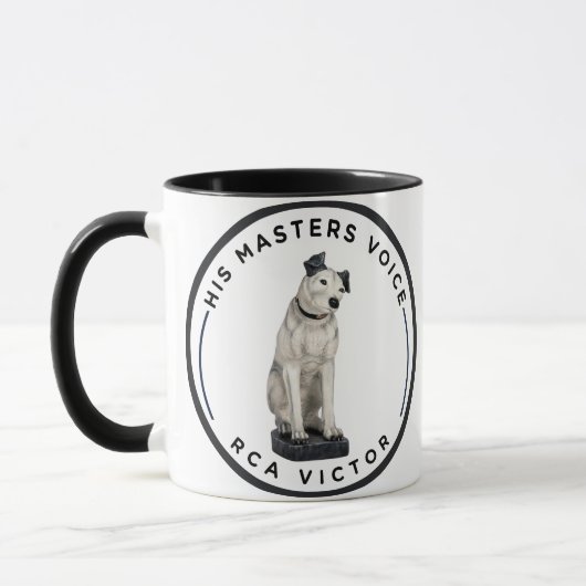 Seine Master-Stimme RCA Victor Tasse (Links)