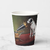 Seine Meisterstimme Vintag Pappbecher (Vorderseite)