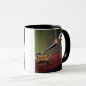 Seine Meisterstimme Vintag Tasse (VorderseiteRechts)