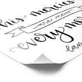 Seine Merken sind neu Fotodruck (Ecke)