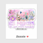 Seine Merken sind neue Christliche Bibelfrühlingsb Aufkleber (Blatt)