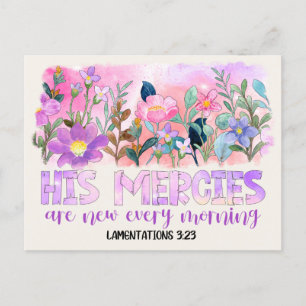 Seine Merken sind neue Christliche Bibelfrühlingsb Postkarte