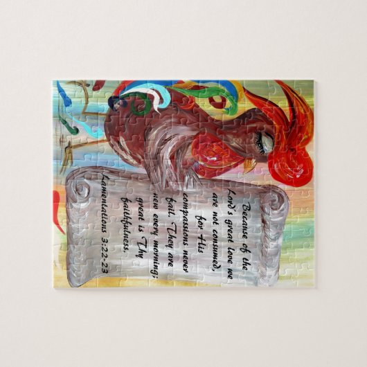 Seine Mitleiden sind jeden Morgen neu Puzzle (Horizontal)